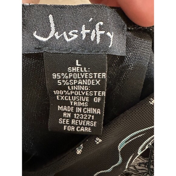 Justify Womans Babydoll Dragoncore Y2K Tank Size L Whimsigoth Asian Emo mythical - Picture 2 of 12